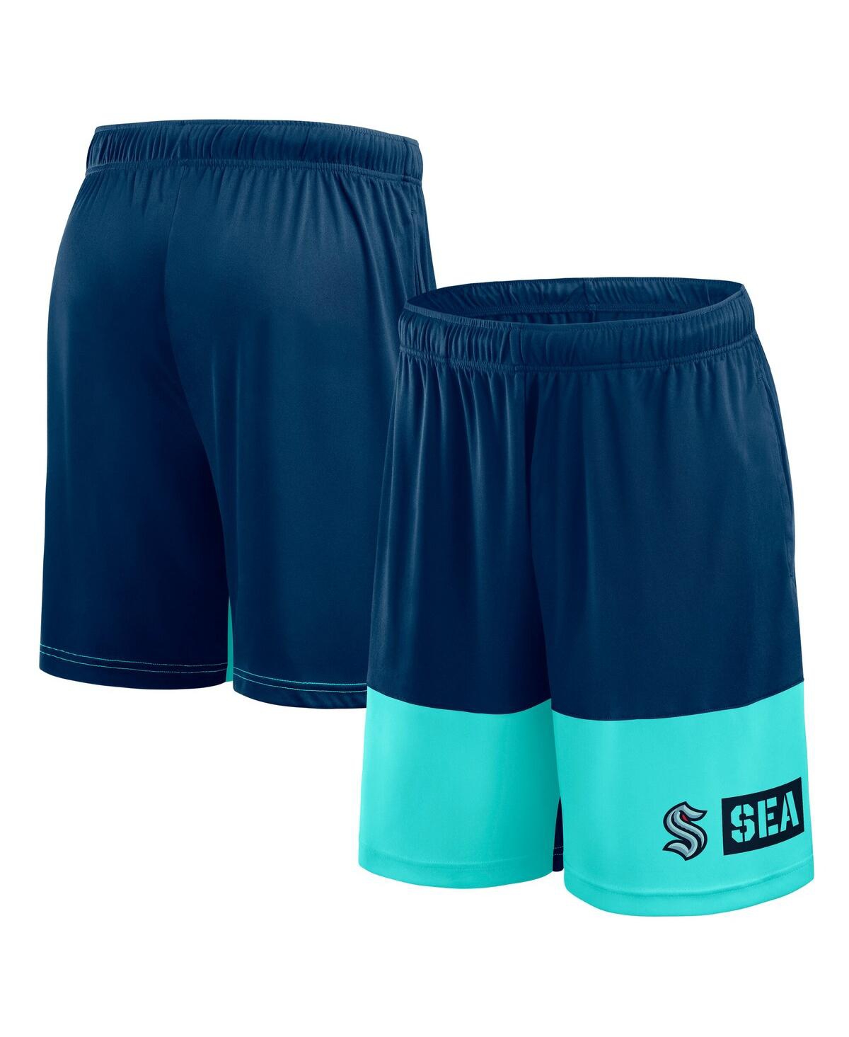 Men's Navy Seattle Kraken Best of the Best Shorts - Navy