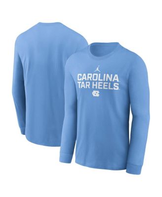 Jordan - Men's  Carolina Blue North Carolina Tar Heels 2025 Sideline Performance Long Sleeve T-Shirt