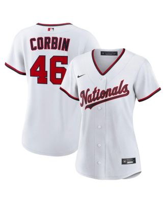 Nike - Women's Patrick Corbin White Washington Nationals Home 2.0 Replica Jersey