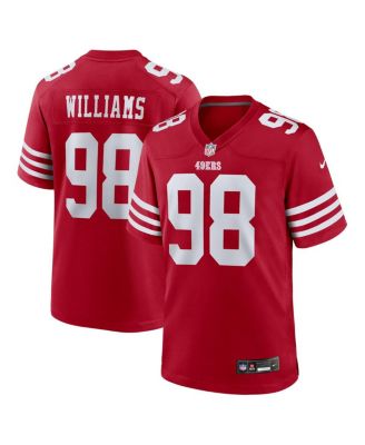 Nike - Men's Mykel Williams Scarlet San Francisco 49ers 2025 NFL Draft First Round Pick Game Jersey