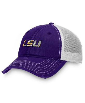 Top of the World - Men's Purple/White LSU Tigers Tie-Dye State Adjustable Hat