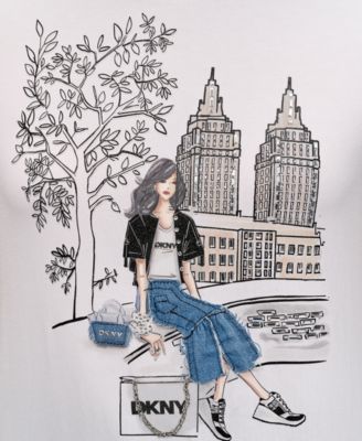 Women's Bow Bridge Conversational Crewneck Tee