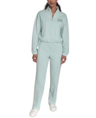 Performance Women's Mini Triple Logo Fleece Half-Zip Pullover Sweatshirt