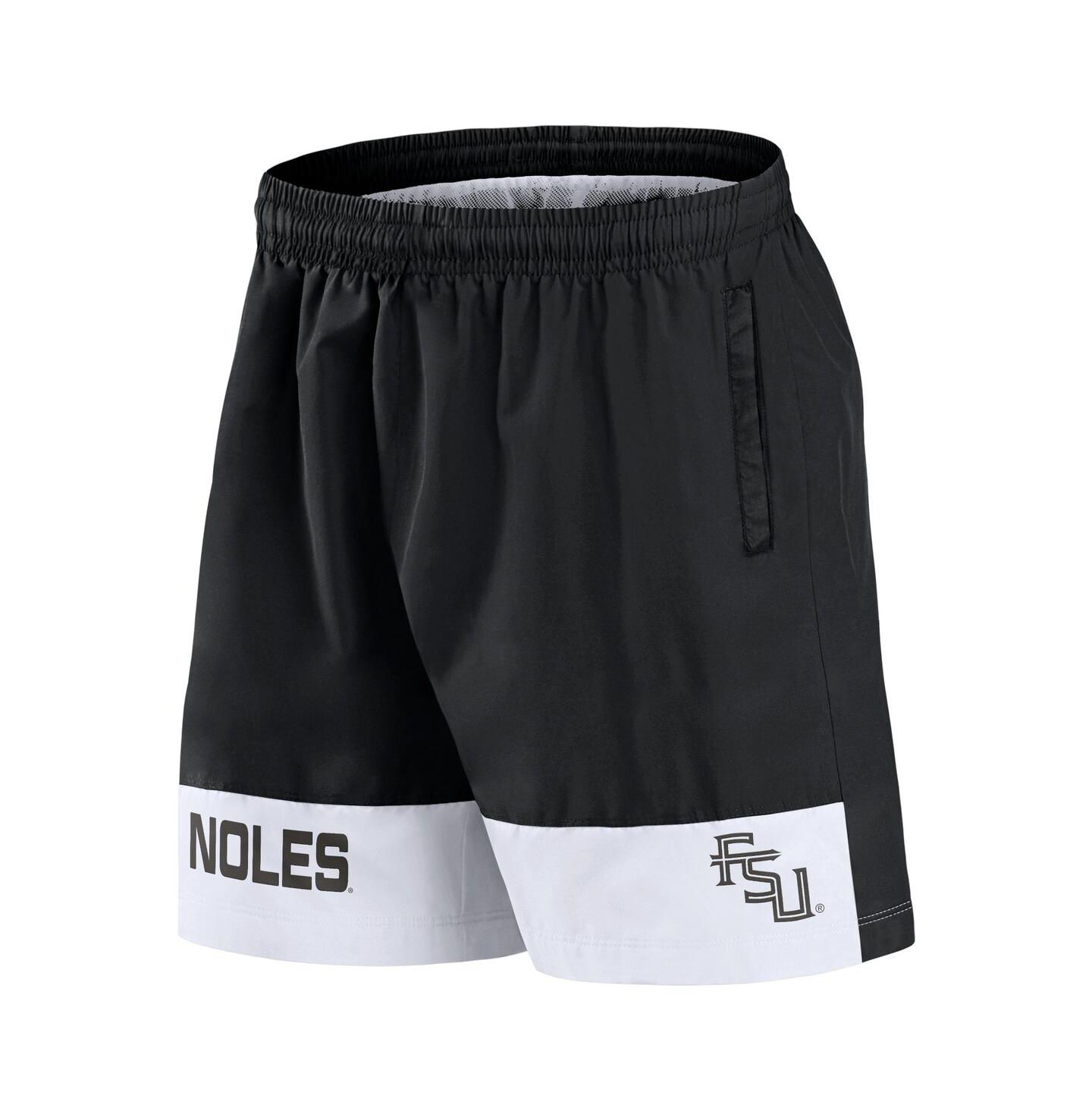 Мужские тканые шорты Fanatics Florida State Seminoles Elements Intensity, Black — фото 2