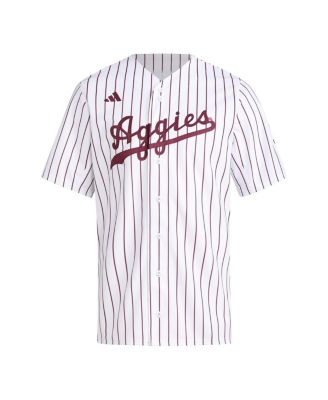 Men's&nbsp;White Texas A&M Aggies Replica Baseball Jersey