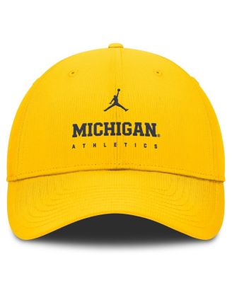 Men's Maize Michigan Wolverines Club Performance Adjustable Hat