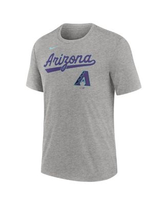 Men's Heather Charcoal Arizona Diamondbacks 2025 City Connect Tri-Blend T-Shirt