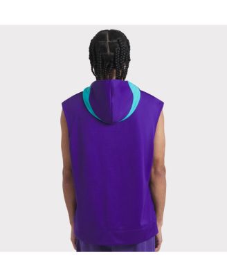 Men's Purple Arizona Diamondbacks 2025 City Connect Authentic Collection Sleeveless Performance Pullover Hoodie