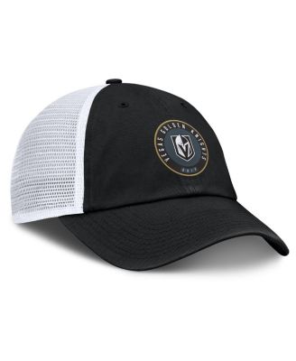Men's Black/White Vegas Golden Knights Averie Trucker Adjustable Hat