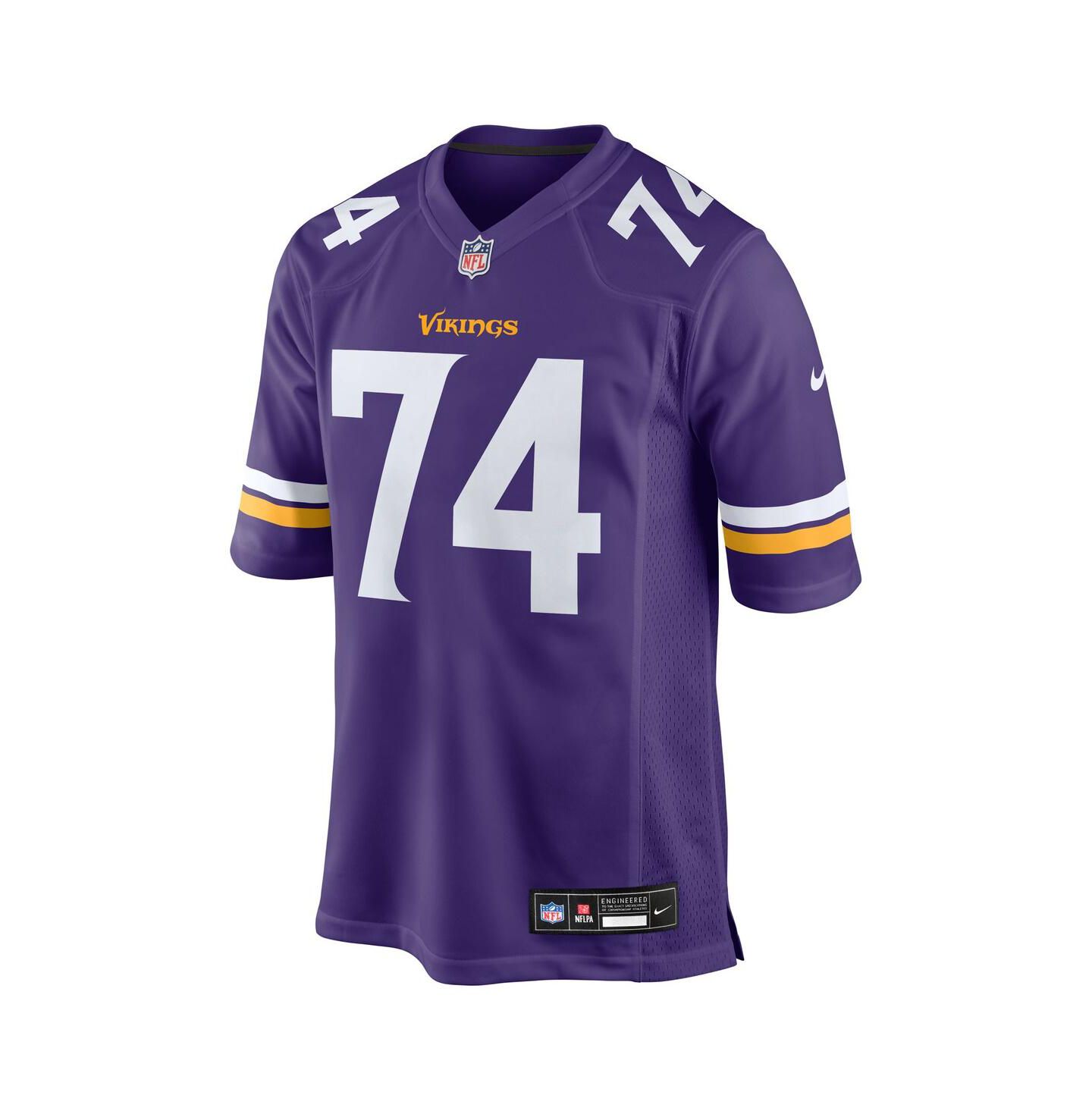 Мужской топ Nike Donovan Jackson Purple Minnesota Vikings 2025 NFL Draft First Round Pick Game Jersey — фото 2