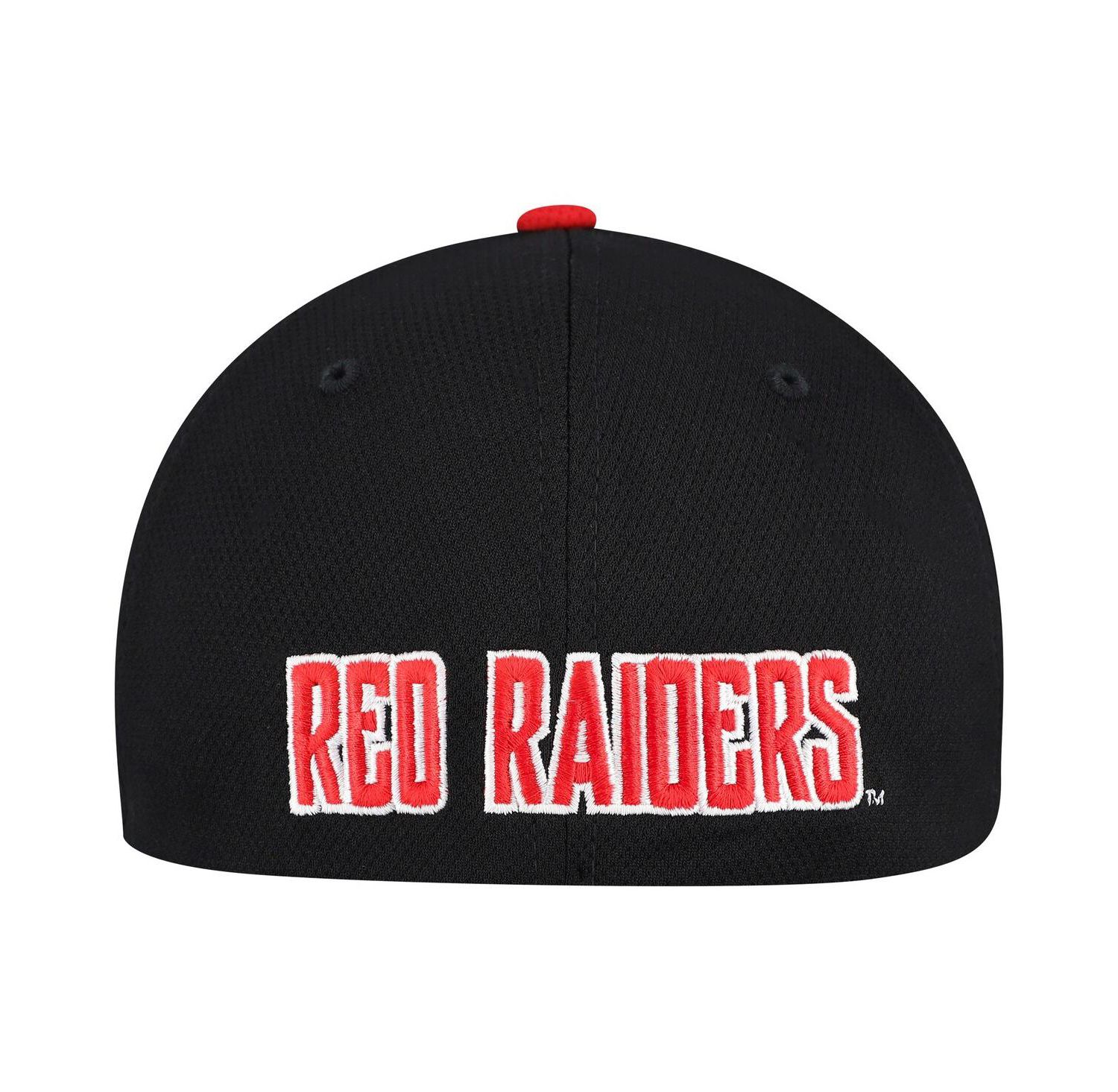 Men's Black/Red Texas Tech Red Raiders Reflex Two-Tone Flex Hat