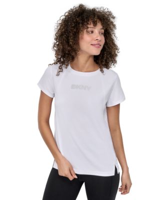 DKNY - Women's Tech Logo Raglan-Sleeve T-Shirt