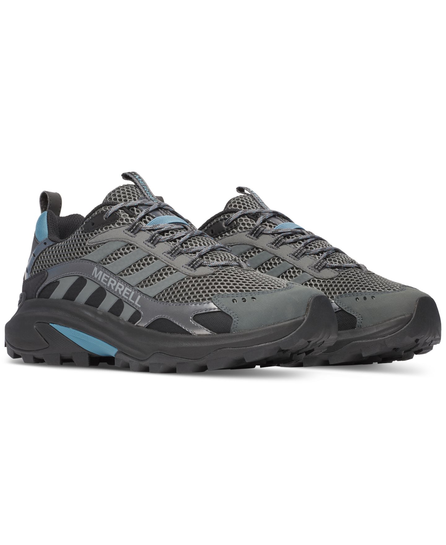 Мужские трейловые кроссовки Merrell Moab Speed 2 Vent 2K, цвет: Чёрный — фото 3