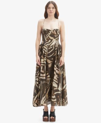 Bardot - Women's Estie Printed Sweetheart Maxi Dress