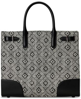 Lauren Ralph Lauren - Woven Straw Medium Devyn Tote Bag