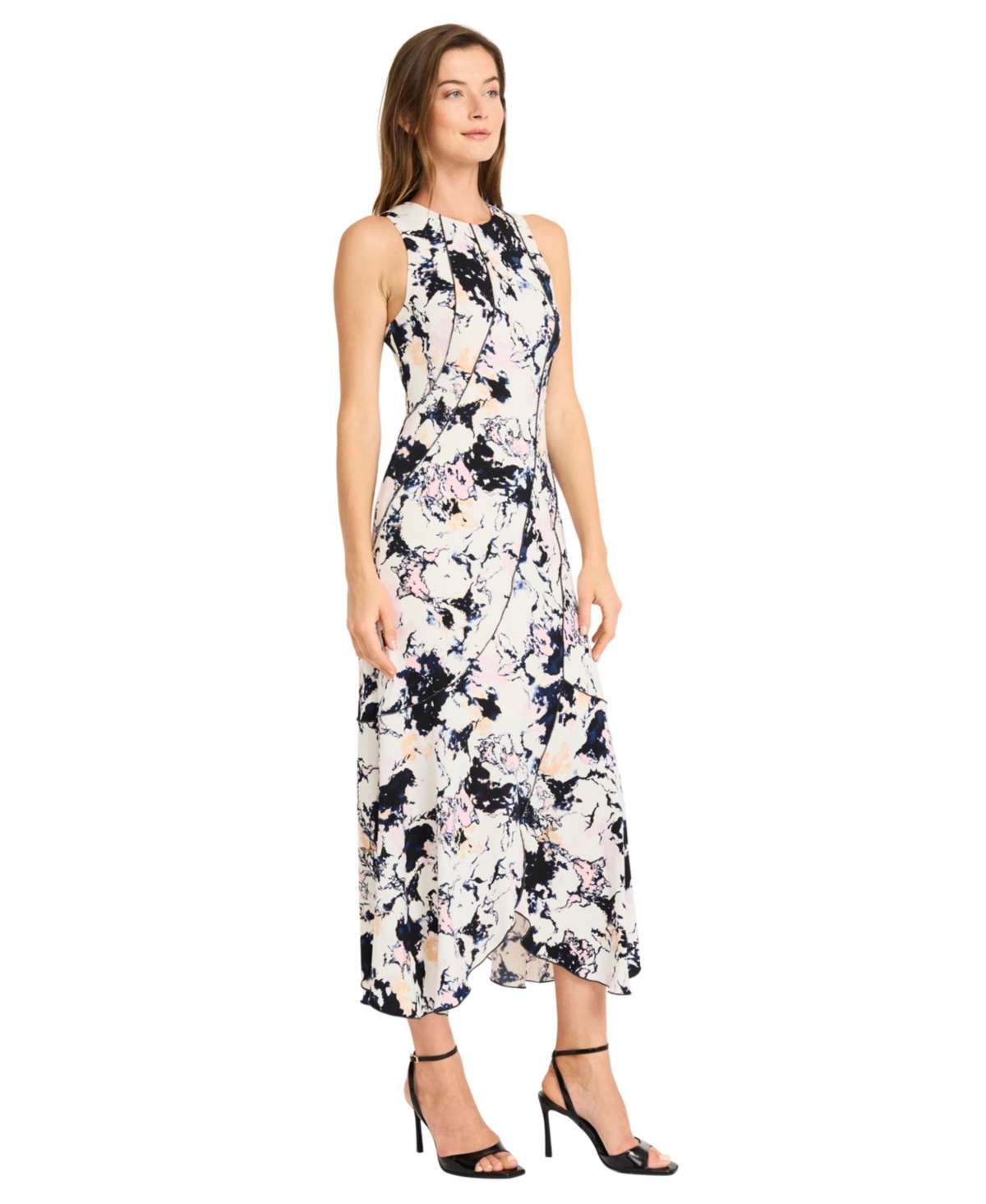 Maggy London Women's Sleeveless Midi Dress