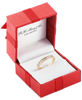 Diamond Baguette Band (1/7 ct. t.w.) in 14k White Gold, Gold, or Rose Gold