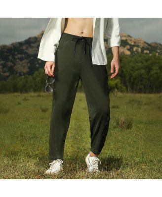 Men's Sacramento Green Tapered Tailored Trousers