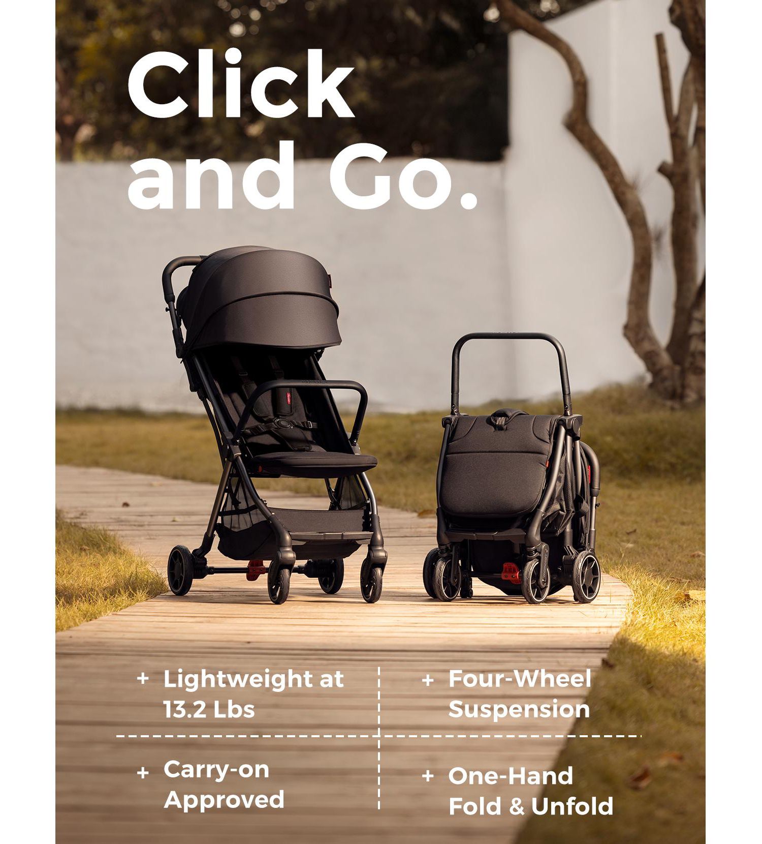 ClickGo Lightweight Stroller