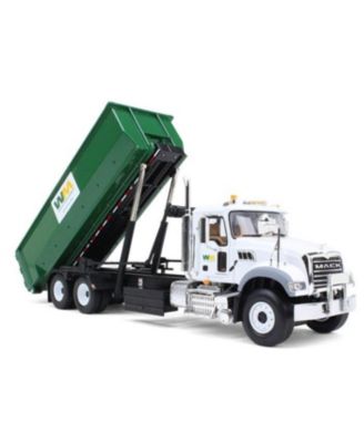 1/34 Mack Granite Waste Management Truck With Green Roll Off Container