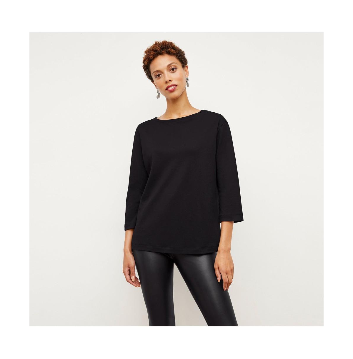 Women's Owen T-Shirt - Organic Pima Cotton - Black