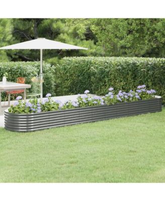 Extra Long Powder-Coated Steel Durable Garden Raised Bed