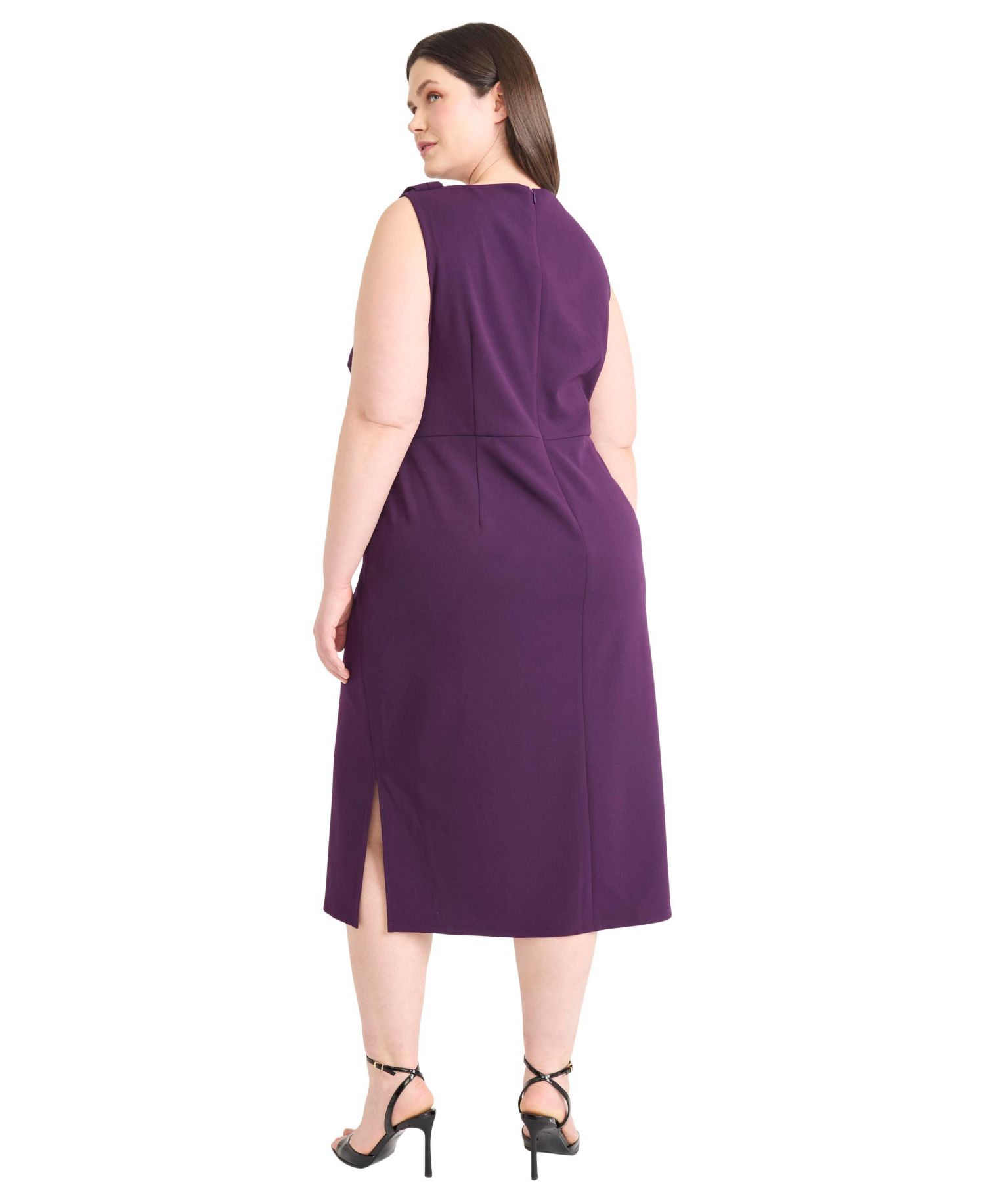 Plus Size Sleeveless A-Line Dress