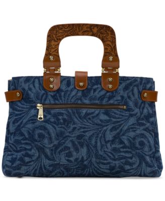Sancia Medium Denim Satchel