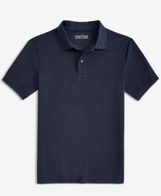 Big Boys Uniform Short Sleeve Performance Stretch Polo
