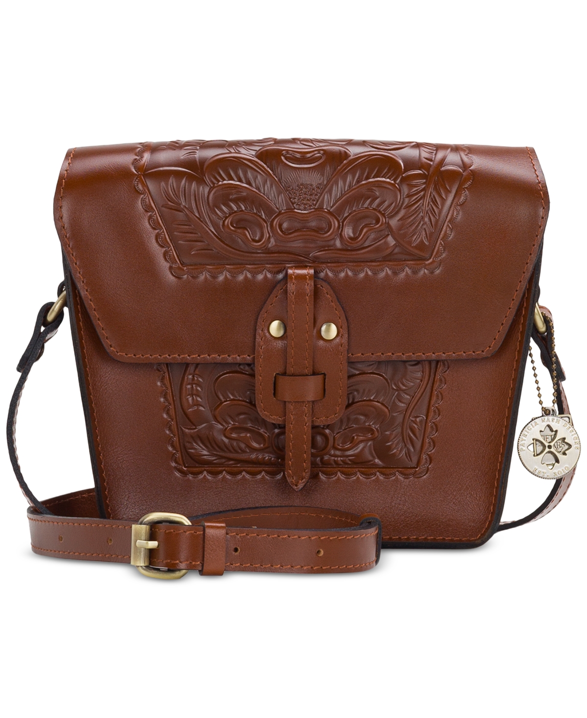 Marciana Small Leather Crossbody Bag - Tan