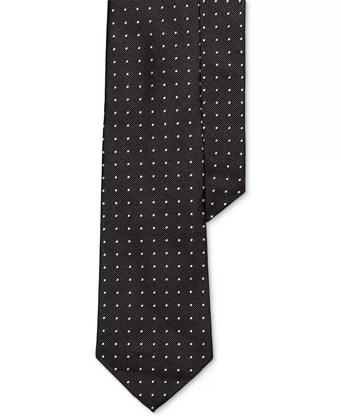Men's Polka-Dot Silk Repp Tie - thumbnail 7