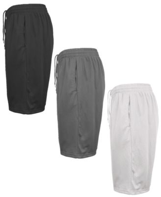Men's 3-Pack Jump Start Lightweight Breathable Moisture Wicking Mesh Shorts