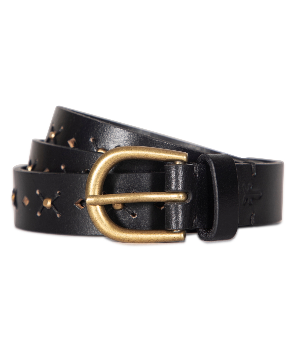 Women's Beaded Perf Belt - Black