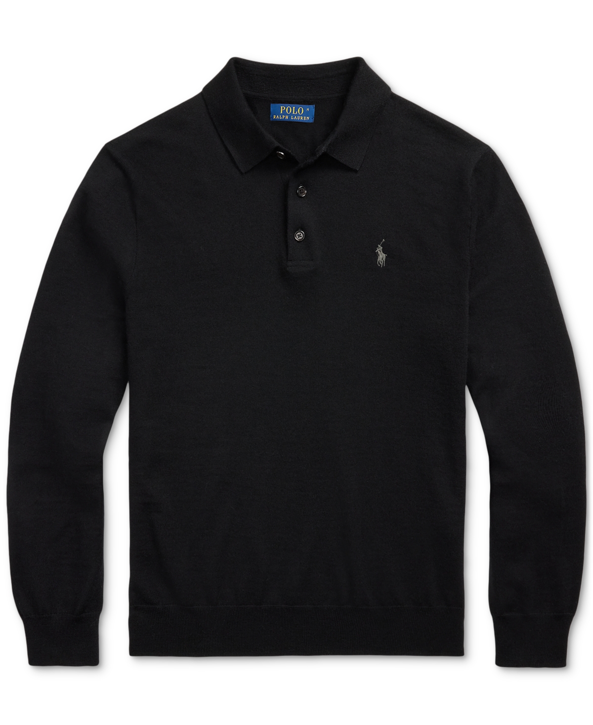 Polo Ralph Lauren Men's Wool Polo-Collar Sweater