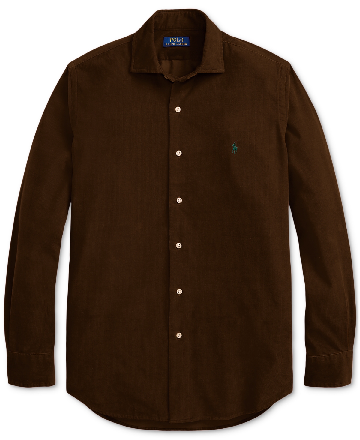 Polo Ralph Lauren Corduroy Sport Shirt Chocolate Mousse In Brown