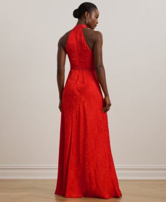 即発☆Ralph Lauren Chain-Trim Stretch Jersey Gown Amazon.com: Lauren Ralph Lauren Women's Chain-Trim Stretch