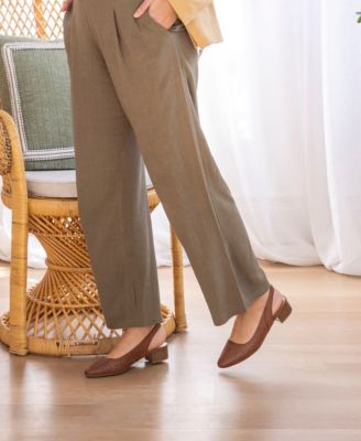 Women's Boronic Block Heel Slingbacks