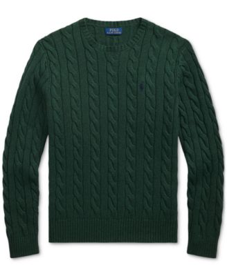 Men's Cable-Knit Cotton Sweater