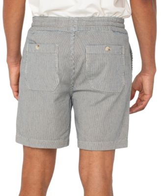 Men's Stripe Drawstring Shorts