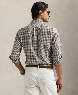 Men's Classic-Fit Gingham Oxford Shirt