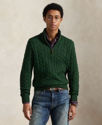Polo Ralph Lauren Men's Cable-Knit Cotton Sweater - Macy's