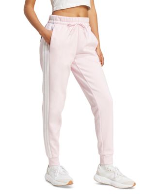 Women's Essentials Three Stripes Fleece Slim Pants