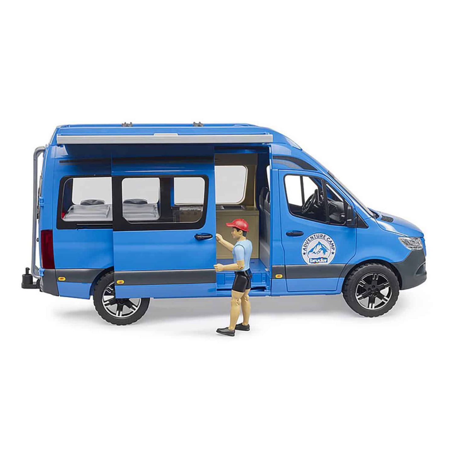 Детская игрушка Bruder 1/16 Scale Mercedes Benz Sprinter Camper Van With Retractable Sun Awning — фото 2