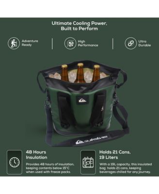 Coastal Collection 48-72H 5 Layer Insulated Tote Coller Bag with Waterproof Zippers