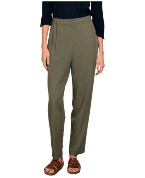 Женские брюки Celtic & Co. Casual Tapered Leg, цвет: Тёмный зелёный