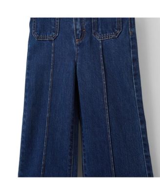 Girls Little/Big Pia Pintuck Bootleg Jean