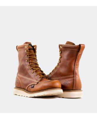 Men's American Heritage 8" Tobacco Moc Toe Work Boots for Men