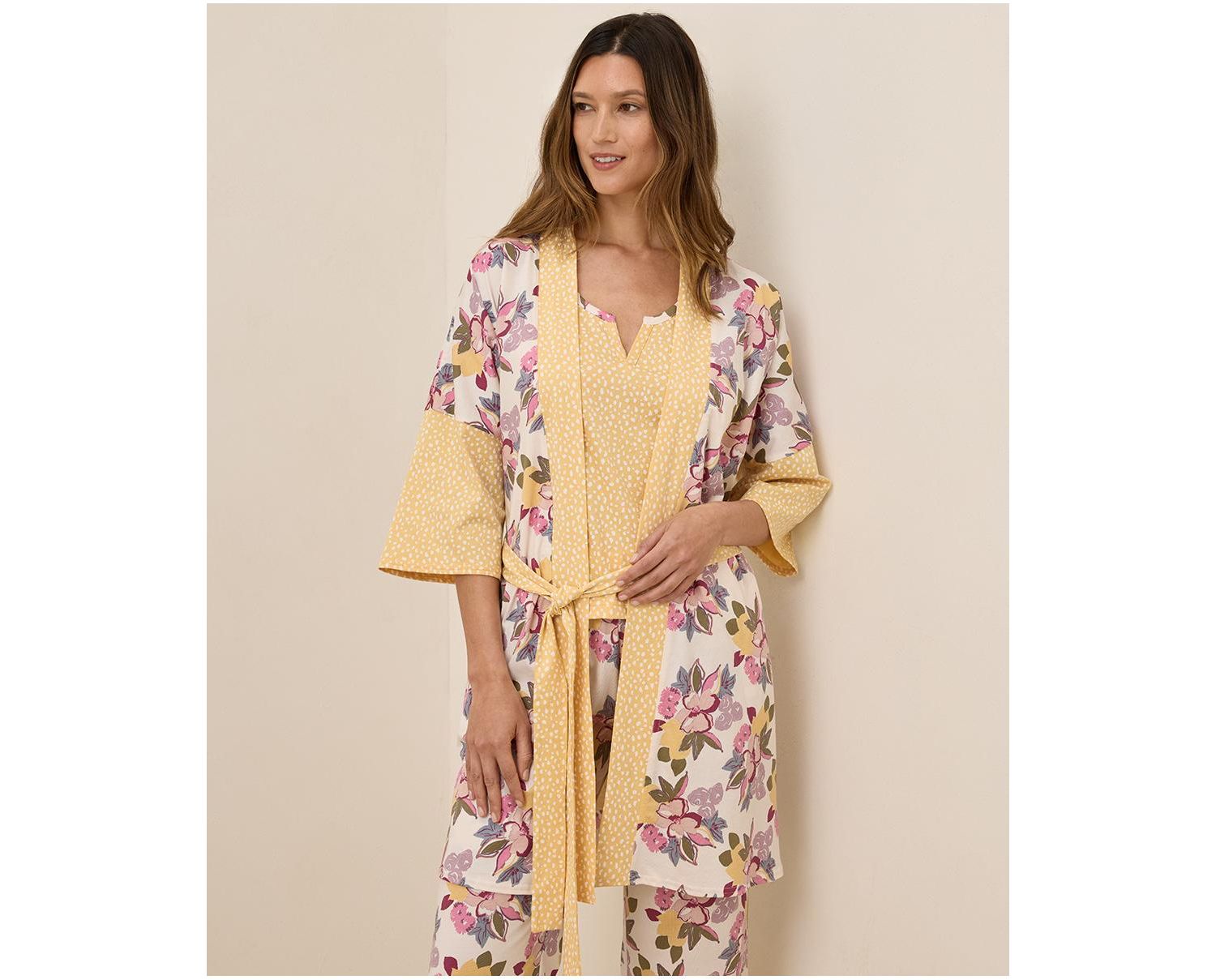 Women's Organic Cotton Staycation Short Robe