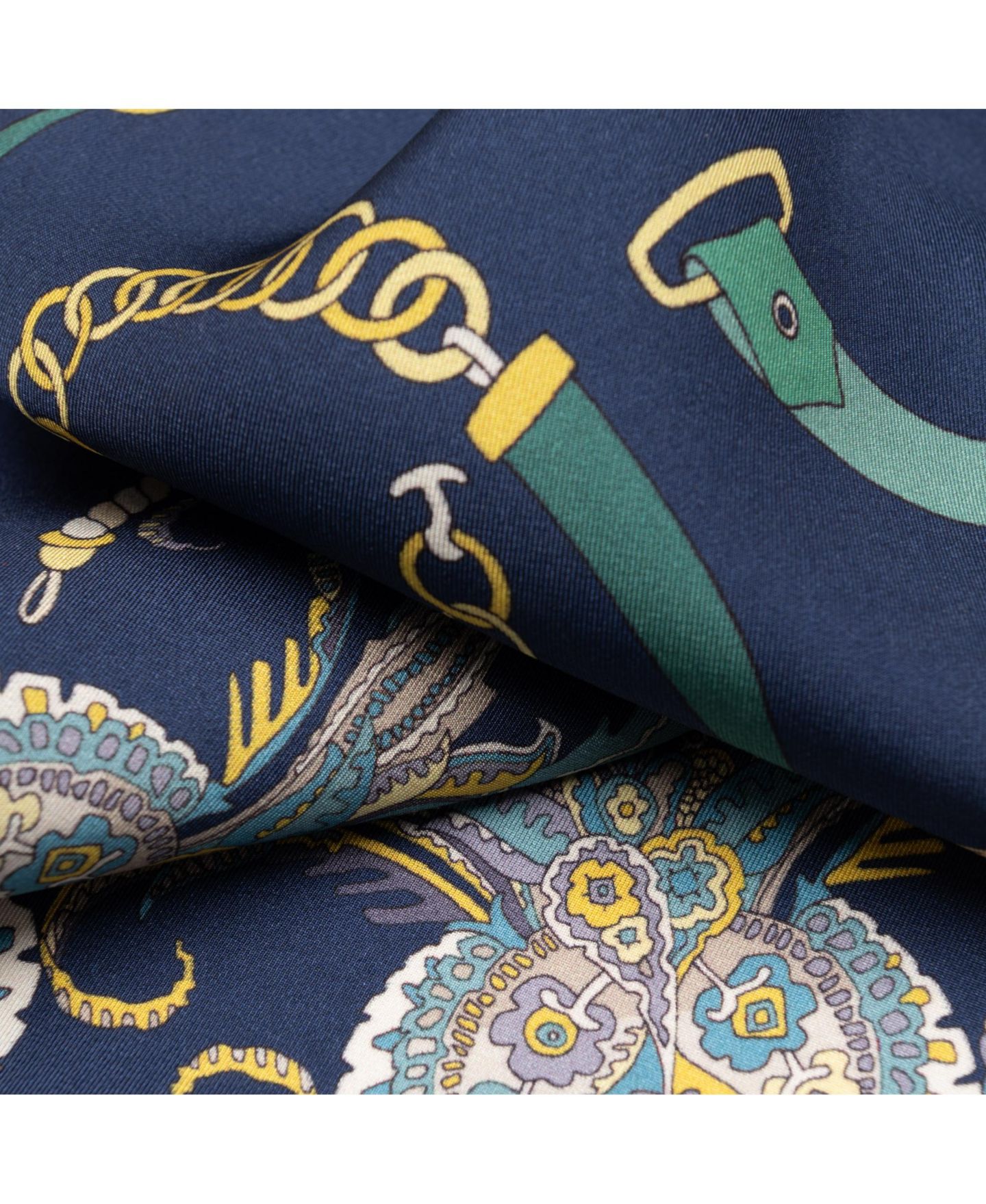 Женские аксессуары Elizabetta Camilla - Silk Bandana for Women, цвет: Синий — фото 8