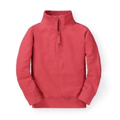 Hope and Henry Boys' Organic Long Sleeve French Terry Half-Zip Pullover